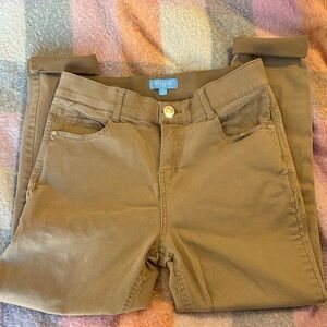 Draper James Brown Cropped Pants